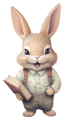 Sticker - PNG Animal mammal rabbit cute.