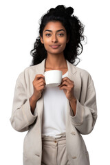 Poster - PNG Photography drinking portrait coffee.