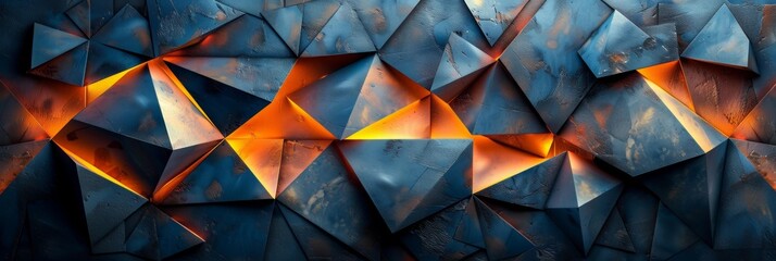 Wall Mural - Abstract Digital Art, Multicolored Patterns, 3D Effect