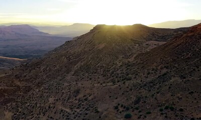 Poster - Sunrise Over Mountain Range