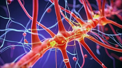 Poster - Discover the intricate network of neurons and their essential role in transmitting signals within the human nervous system