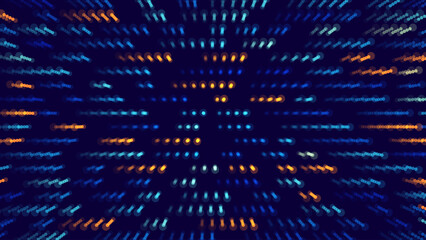 Fototapete - Digital Technology Speed Connect Tech Particles Background. Cyber Nano Innovation Concept. Abstract Communication. Global Network Connection. AI Big Data Vector Illustration.
