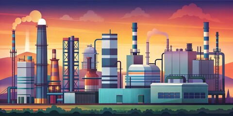 Wall Mural - industrial background