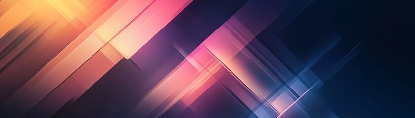Aufkleber - sleek minimalist background featuring clean lines and simple geometric patterns using light and dark gradients to create a modern