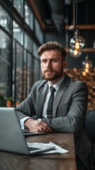 Poster - Insurance Agent in Professional Setting