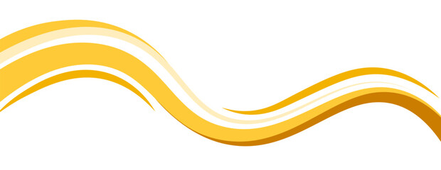 Wall Mural - wave layout yellow card business border design vector