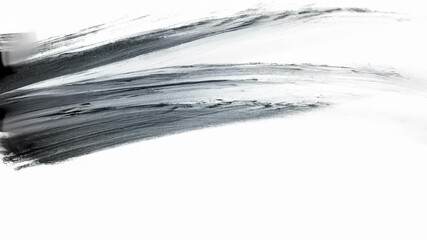 Poster - bold black strokes dance across a pristine canvas, showcasing the beauty of abstract artistry in a s