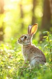 A wild hare in the wood Generative AI