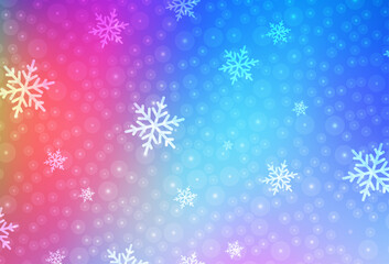 Wall Mural - Light Multicolor vector template in carnival style.