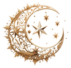 Wall Mural - png jewelry brooch gold transparent background