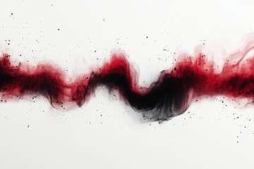 Wall Mural - Sound waves of effect isolate on white background