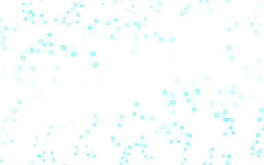 Wall Mural - light green vector pattern with spheres.