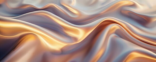 Wall Mural - Rippling Silk Fabric Texture Background, 4K hyperrealistic photo