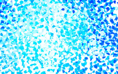 Wall Mural - light blue vector background with abstract shapes.