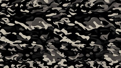 
black camouflage background dark vector pattern