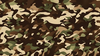 
camouflage military pattern vector illustration green army background