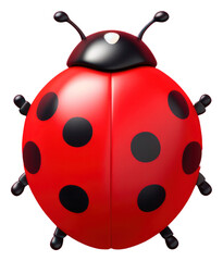 Sticker - PNG Ladybug animal spotted beetle.