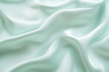 Poster - Serene and tranquil mint green background featuring a soft and subtle surface texture