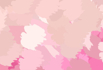 Poster - Light Pink vector template with chaotic shapes.