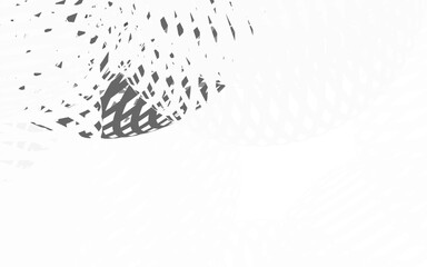 Wall Mural - light gray vector background with abstract shapes.