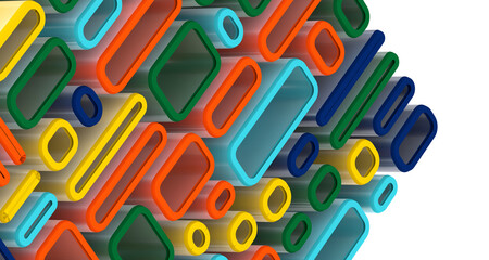 Fototapete - background design Geometric background in Origami style and abstract