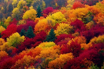 Wall Mural - autumn in the park