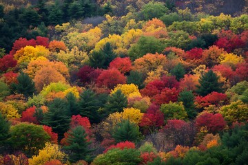 Sticker - autumn in the park