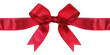 © GraysonStock - Red ribbon and bow realistic illustration