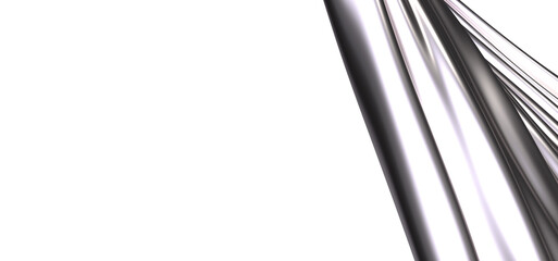 Poster - Polished Perfection: Brushed Metal Plate Background for Sleek Designs