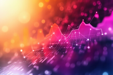 Poster - Exploration of Abstract Data Visualization utilizing vibrant colors and engaging graphical elements to enhance understanding