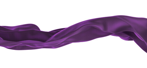 Poster - Abstract purple cloth swaying in the wind