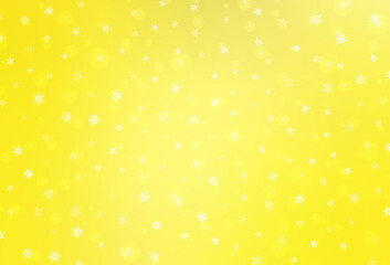 Wall Mural - Light Yellow vector template in carnival style.