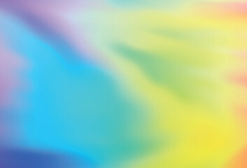 Wall Mural - light multicolor vector blurred shine abstract template.