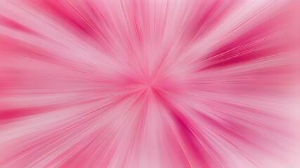 Wall Mural - blurred pink zoom perspective background. abstract soft explosion effect. generative ai