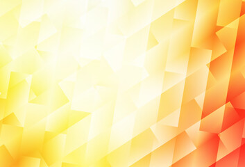 Poster - Light Red, Yellow vector pattern in square style.