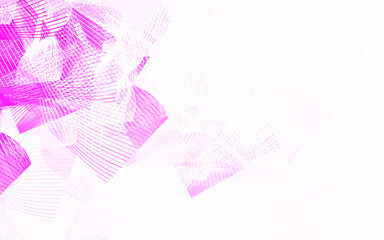 Poster - Light Pink vector background with abstract shapes.