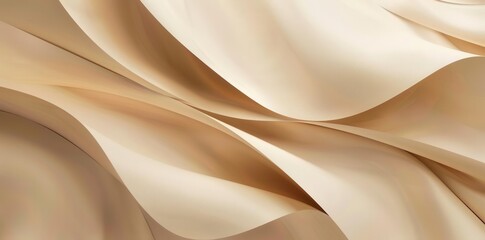 Wall Mural - Abstract Paper Art. Bent, curved, and textured paper exploring visual aesthetics