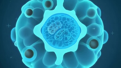 Poster - Mitochondria Generating Energy Within The Human Body Generative AI