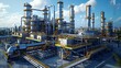 © Vikarest - Industrial Refinery Complex - 3D Illustration