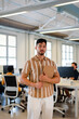 © Nuria Seguí/Stocksy - Businessman Portrait In Modern Office