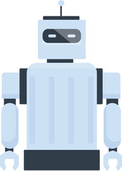 Poster - Modern robot standing with its arms down at its sides