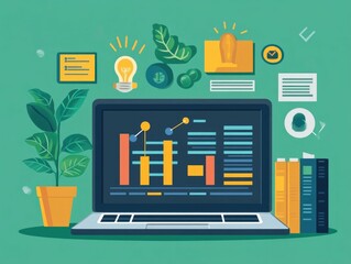 Poster - Fintech Education Resources An Illustrated Guide to Online Learning Tools Data Visualization and Digital Analytics for Financial Technology Professionals and Students