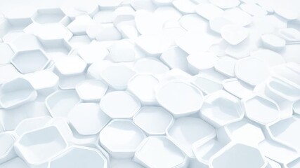 Poster - abstract hexagonal grid surface generative ai