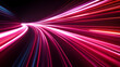 © Augusto - Speed and Light Red Pink Night Sky Blur