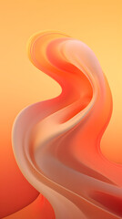 Fototapete - Digital sunset color 3d minimal abstract pattern poster background