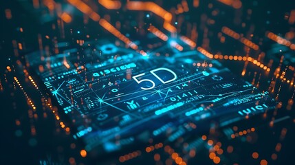 Wall Mural - 5D - The Future of Technology