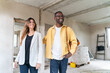 © Hernandez & Sorokina/Stocksy - Couple Walking At Their House Construction