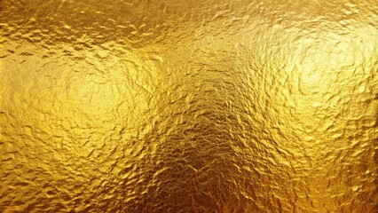 Wall Mural - Luxurious gold foil texture perfect for backgrounds or design elements, gold, foil, texture, shiny, metallic, luxury