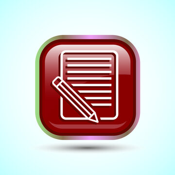 Agreement icon Button Design Illustration