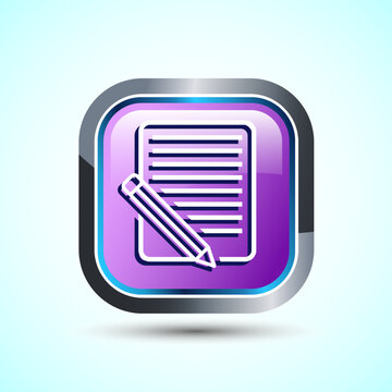 Agreement icon Button Design Illustration
